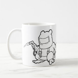 Caneca De Café castor do soldador