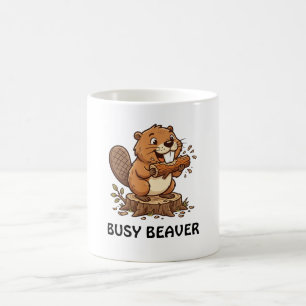 Caneca De Café Castor Ocupado