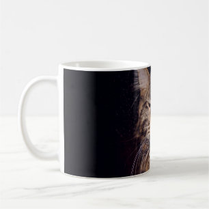 Caneca De Café casulo de camarão preto, jovem ganimal,cat,c