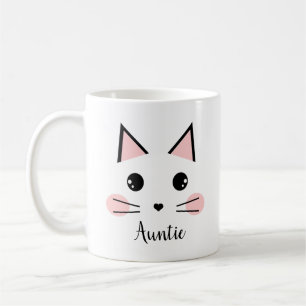 Caneca De Café Cat Auntie