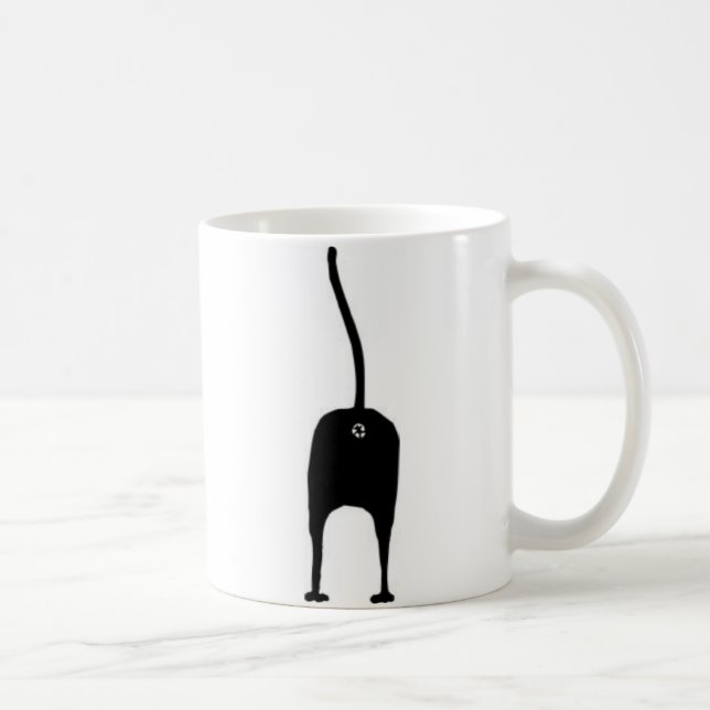 Caneca De Café Cat_Butt (Direita)