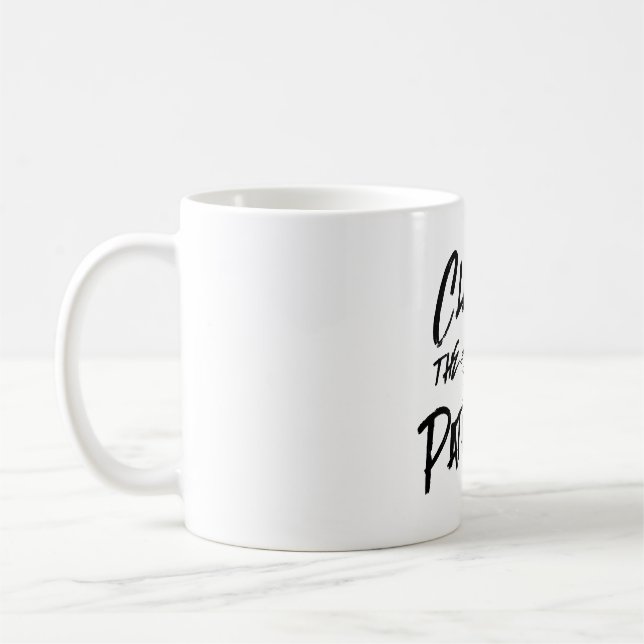 Caneca De Café Cat Claw, o Patriarcado (Esquerda)