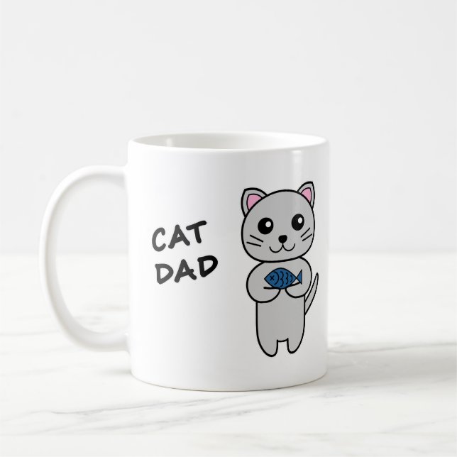 Caneca de café CAT DAD (Esquerda)