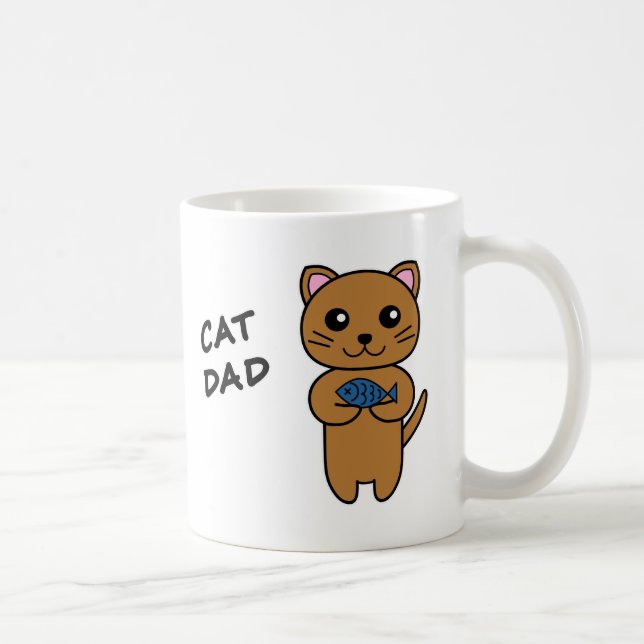 Caneca de café CAT DAD (Direita)