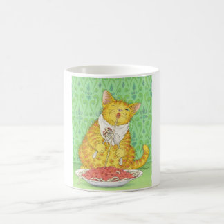 Caneca De Café CAT e espaguetes