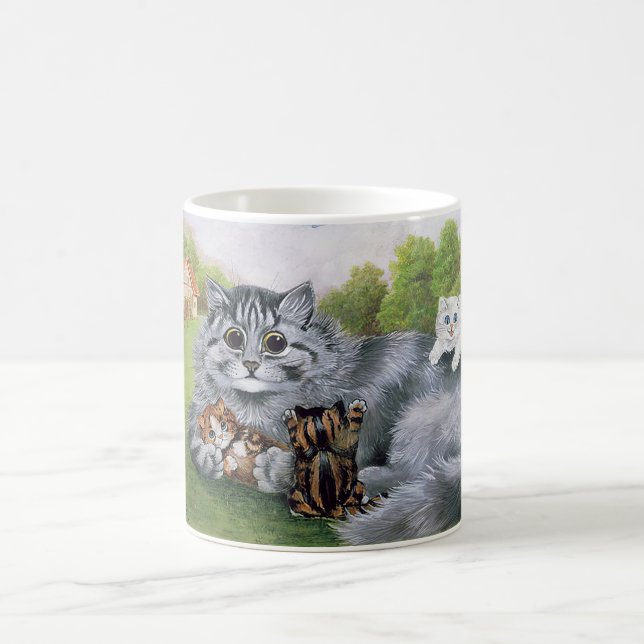 Caneca De Café Cat e seus Kittens, Louis Wain (Centro)
