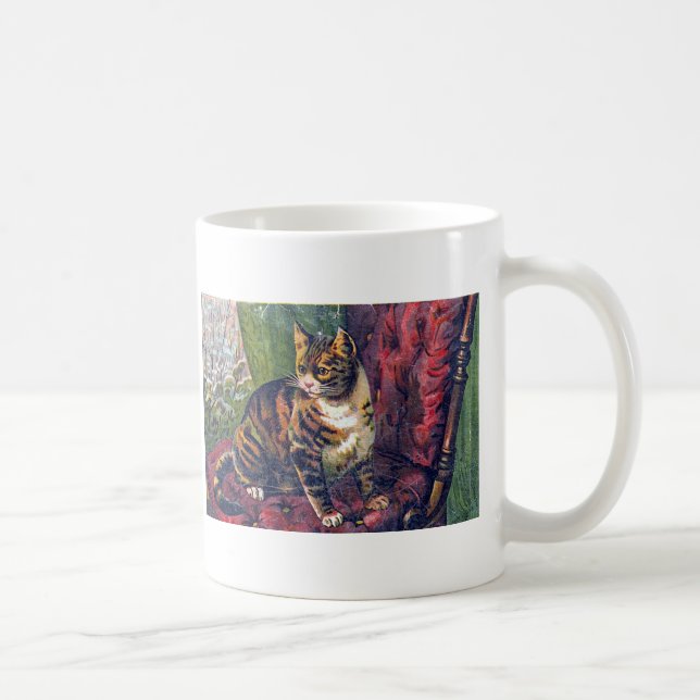 Caneca De Café Cat em Cadeira (Direita)
