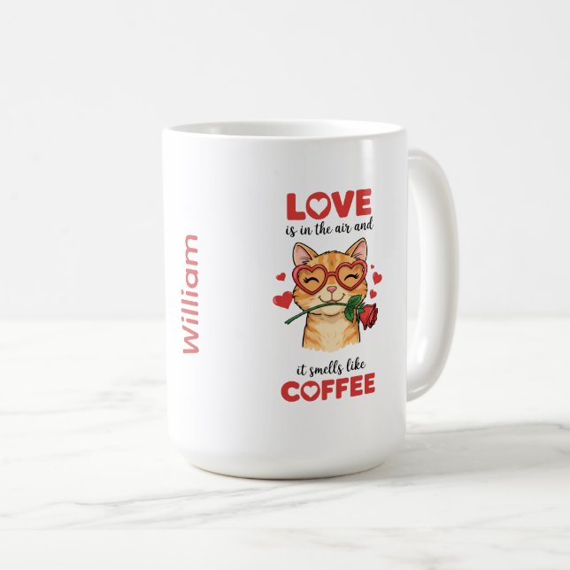 Caneca De Café Cat Express Your Love Mug (Frente Esquerda)