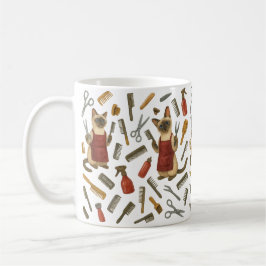 Caneca De Café Cat Hairdresser Pet Grooming for Cat lovers