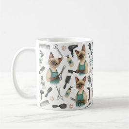 Caneca De Café Cat Hairdresser Pet Grooming for Cat lovers