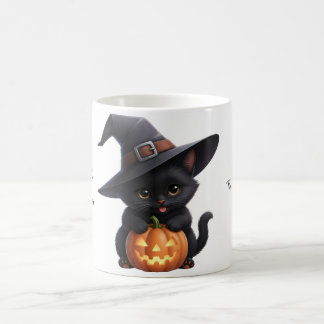 Caneca De Café Cat Halloween Family
