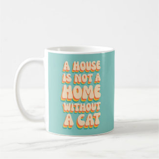 Caneca De Café Cat Home Mug