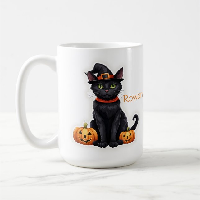 Caneca De Café Cat In Witume (Esquerda)