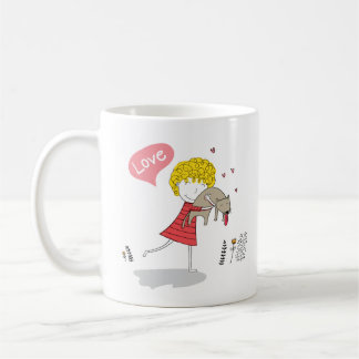Caneca De Café Cat Love