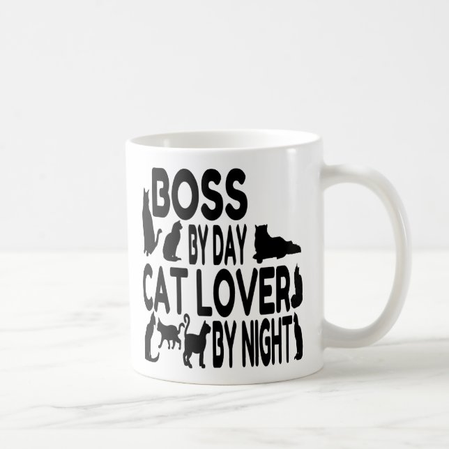 Caneca De Café Cat Lover Boss (Direita)