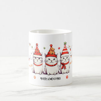 Caneca De Café Cat Lover Christmas Snowflake Coffee Mug