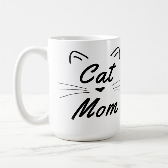 Caneca De Café Cat Mãe (Esquerda)