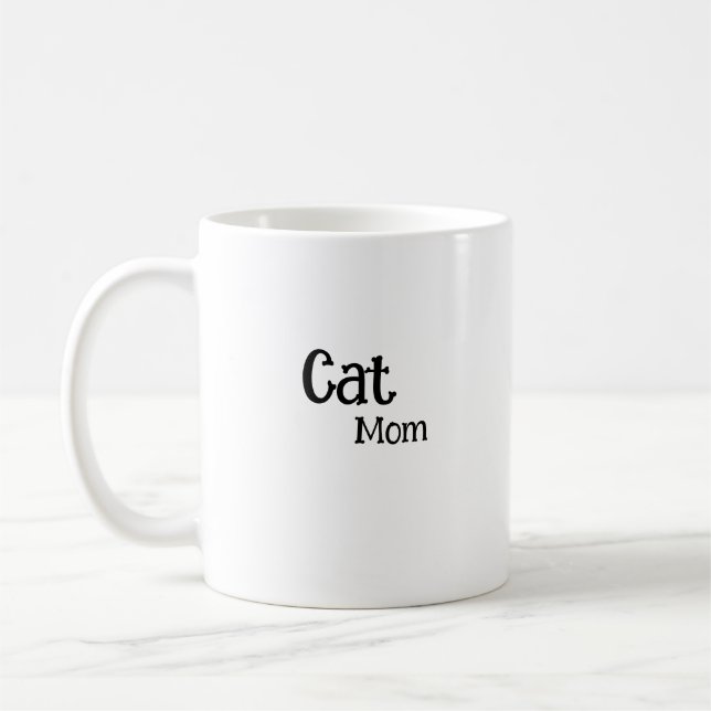 Caneca De Café Cat Mãe (Esquerda)