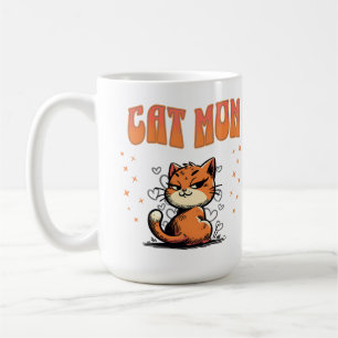 Caneca De Café Cat Mãe   Gatinho   Pet Mama