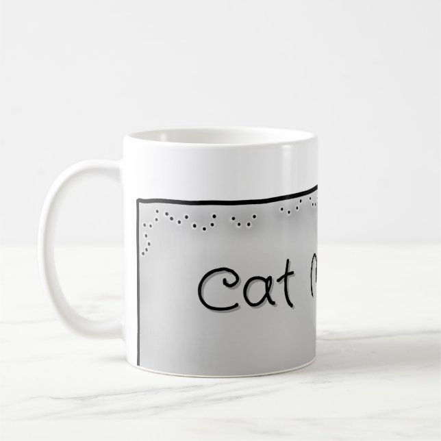 Caneca De Café Cat Mama Cat Chomping (Esquerda)
