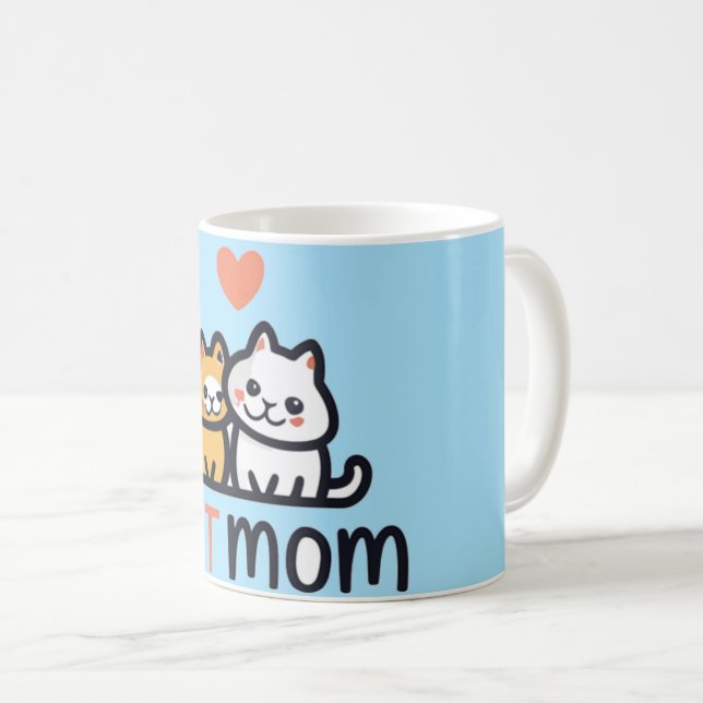 Caneca De Café cat mug (Frente Esquerda)