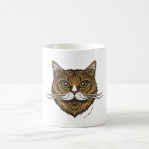 Caneca De Café Cat Mustache