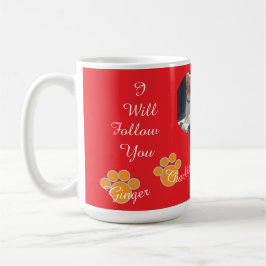 Caneca De Café Cat Pawprint Humor Cat Photo