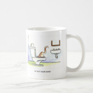 Caneca De Café Cat Pegou Seu Pulmão? Engraçado humor de desenho a