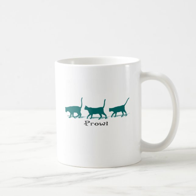 Caneca De Café Cat Prowl (Direita)