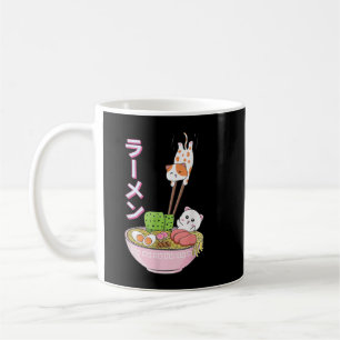 Caneca De Café Cat Ramen Camisa Meninas Mulheres Homens Japoneses