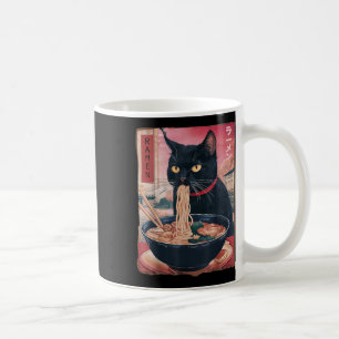 Caneca De Café Cat Ramen Noodle Anime Japonês Kawaii Oferece Home