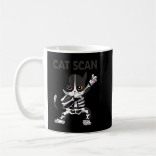 Caneca De Café Cat Scan CT Digitalizar Engraçado Cat X-Ray Pun Me