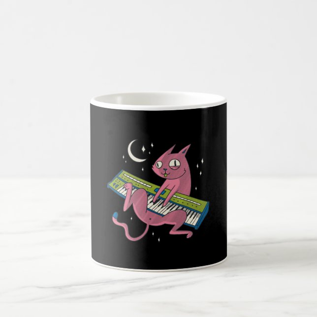 Caneca De Café Cat Synth (Centro)