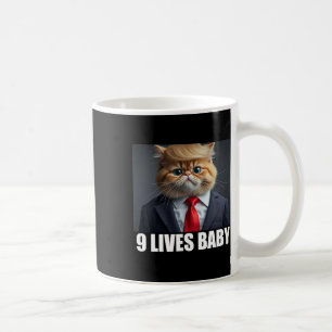 Caneca De Café Cat Trump 9 Vive Bebê Engraçado Gpresente De Gato