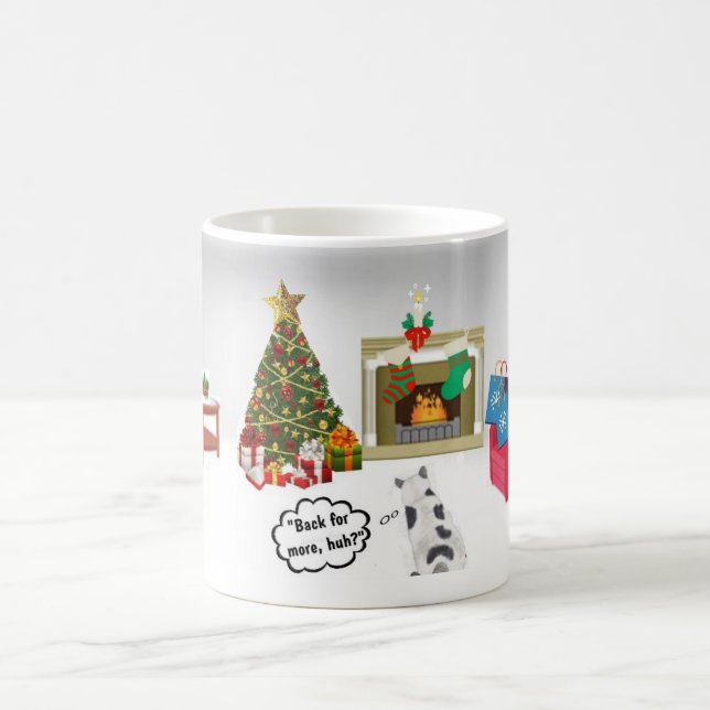 Caneca De Café Cat vs. Tree Mug (Centro)
