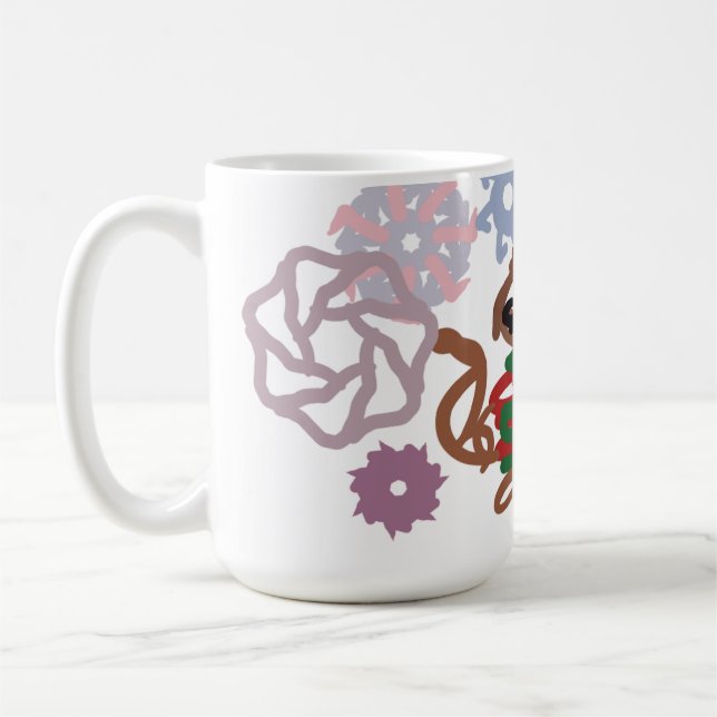 Caneca De Café Cat winter  (Esquerda)