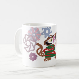Caneca De Café Cat winter