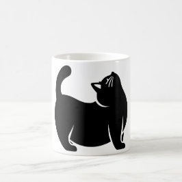 Caneca De Café *Cat Yoga #10 Arte Digital