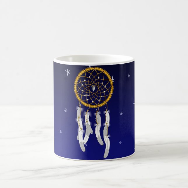 Caneca De Café Catcher de Sonhos--Caneca de Quartzo (Centro)