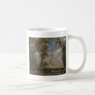 Caneca De Café Catedral de John Constable   Salisbúria do Bish