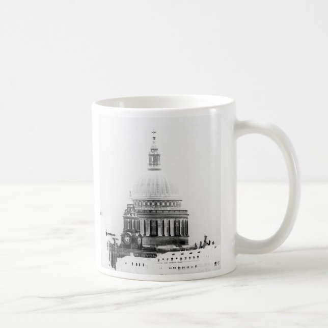Caneca De Café Catedral de Paul da rua (Direita)
