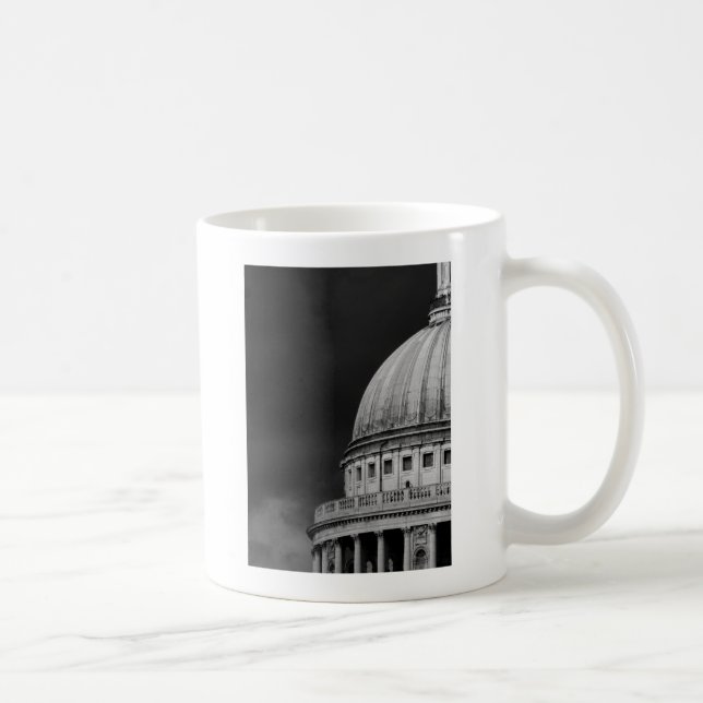 Caneca De Café Catedral de Paul da rua (Direita)