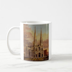 Caneca De Café Catedral de São Patrício no Midtown Manhattan