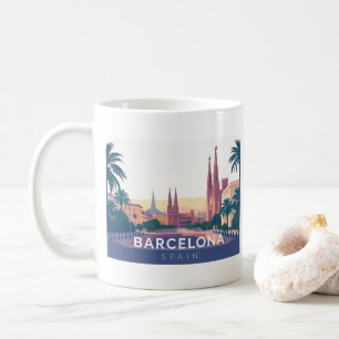 Caneca De Café Catedral Espanha de Barcelona