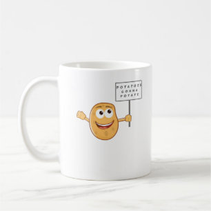 Caneca De Café Categoria Batatas Gonna Potate (Batata Vegetal Pun