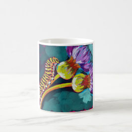 Caneca De Café Caterpillar Painting - Gift for Insect Lovers