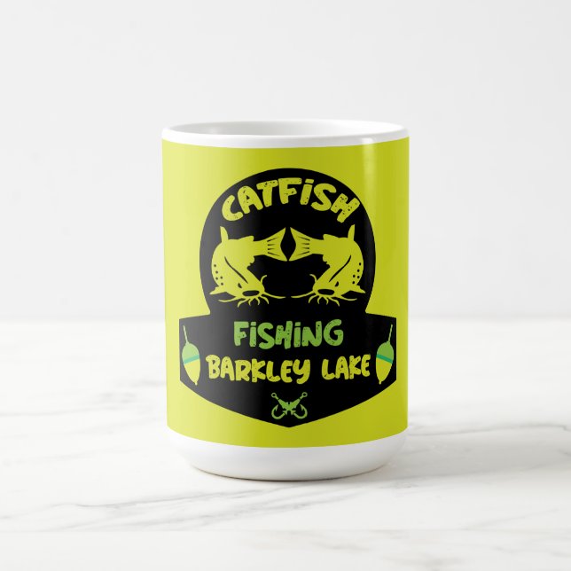 Caneca De Café Catfish Lake Barkley Kentucky (Centro)