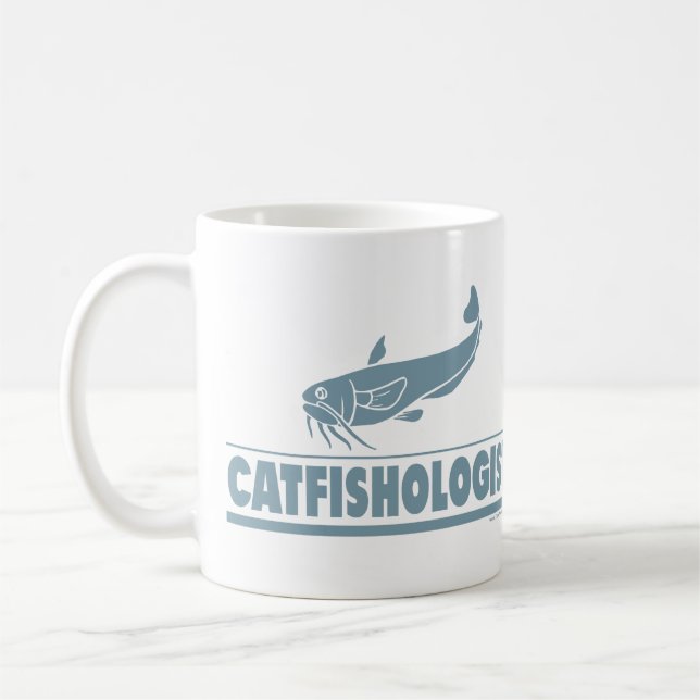 Caneca De Café Catfish-ologista - Pesca, Cozinhar (Esquerda)