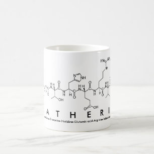 Caneca De Café Catherin peptide mug