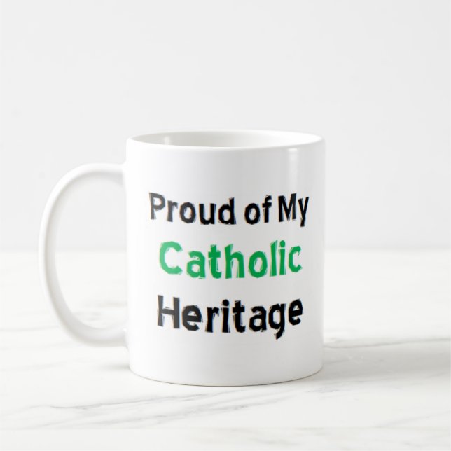 Caneca De Café catholic heritage (Esquerda)